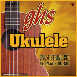 GHS Strings Nylon Ukulele Σετ Χορδών Nylon Soprano/Concert 25 - 36"