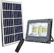 Factory MJ-AW200 Στεγανός Ηλιακός Προβολέας LED 200W Ψυχρό Λευκό 6500K με Τηλεχειριστήριο IP67
