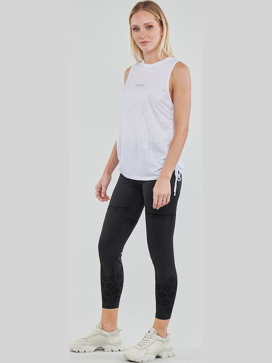Tulum Women's Summer Blouse Sleeveless White