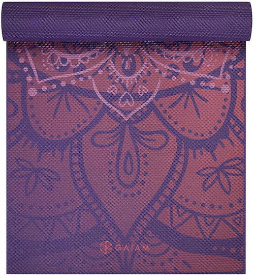 Gaiam Premium Athenian Exercise Mat Purple (173x61x0.6cm)