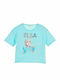 Kinder-T-Shirt Hellblau