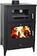 Starstoves ST219 Μεταλλική Ξυλόσομπα με Φούρνο 15.4kW Μαύρη