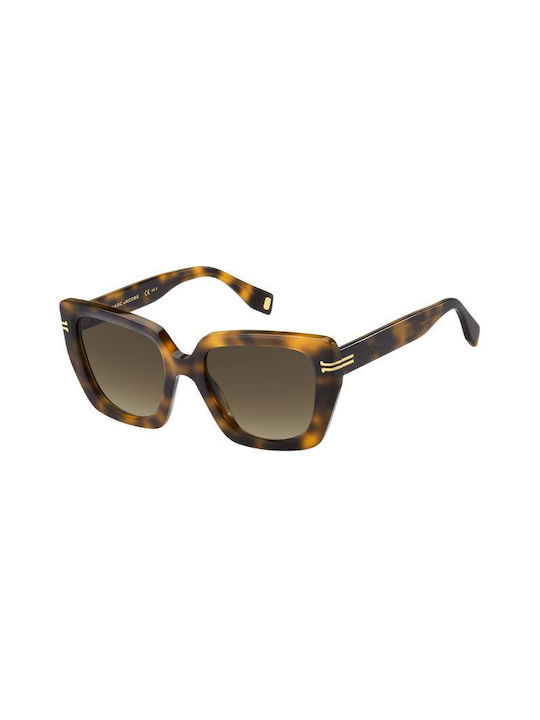 Marc Jacobs Women's Sunglasses with Brown Tartaruga Plastic Frame and Brown Gradient Lens MJ 1051/S 05L/HA