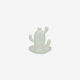 Supergreens Decorative Cactus made of Ceramic Material White 13.5x13.5x14.5cm 1pcs