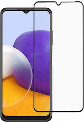 Vollflächig gehärtetes Glas Schwarz (Galaxy A22 4G) Vollflächig gehärtetes Glas Schwarz (Galaxy A22 4G)