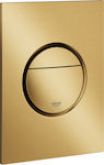 Grohe Nova Cosmopolitan S Spülplatten für Toiletten Doppelspülung Gebürstetes Kühles Sonnenaufgang 37601GN0