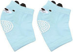 Rodi Knee Pads For Babies made of Fabric in Light Blue Color 2pcs