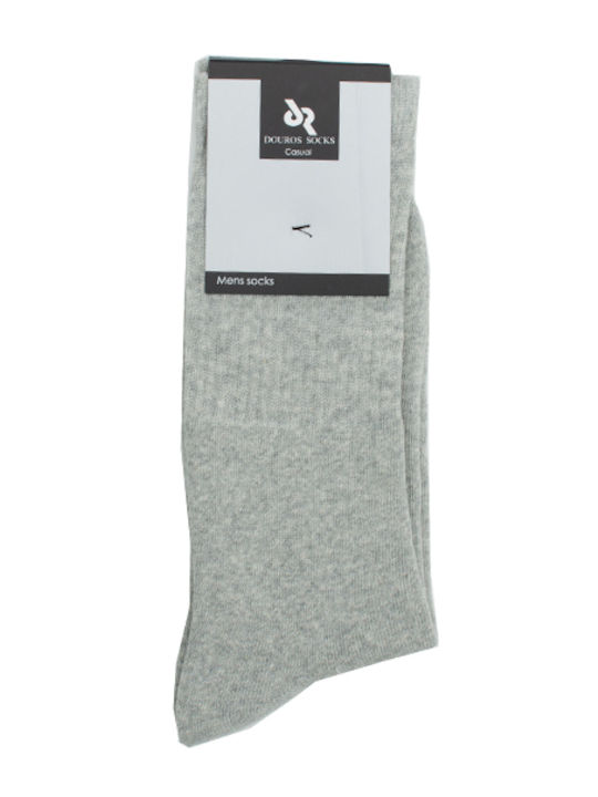 Douros Socks 490 Ανδρικές Μονόχρωμες Κάλτσες Γκρι