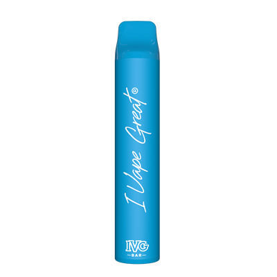 IVG Bar Plus Единично Употребими Електронни Цигари 800 Вдишвания Energy Ice 2ml 20mg Син