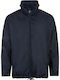 Winter Jacket Waterproof and Windproof Navy Blue
