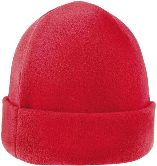 Serpico Beanie Unisex Fleece Beanie in Red color