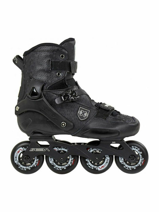 Seba Trix 2 80 Inline Rollers Μαύρα Ενηλίκων