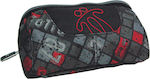 Διακάκης Fabric Pencil Case Totto Tajalapiz with 1 Compartment Black