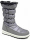 Holse Leder Damenstiefel Schnee mit Pelz Titanio