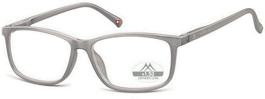 Montana Eyewear MR62 Reading Glasses +2.00 in Gray color MR62A