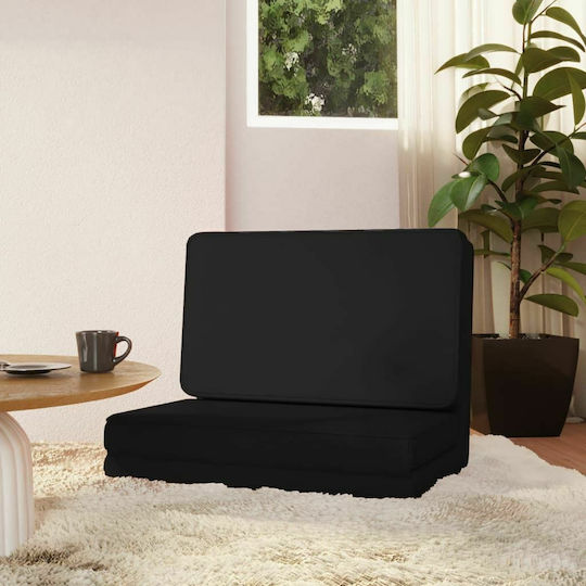 Multifunctional Bean Bag Chair Black 70x55x57cm