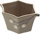 JK Home Decoration Weihnachtlich Schale Keramik Gray