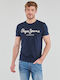 Pepe Jeans Herren T-Shirt Kurzarm Dark Blue