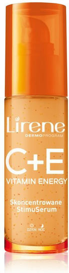 Lirene C+E Vitamin Energy Moisturizing & Anti-aging Serum Face with Vitamin C & Vitamin E for Radiance & Revitalization 30ml