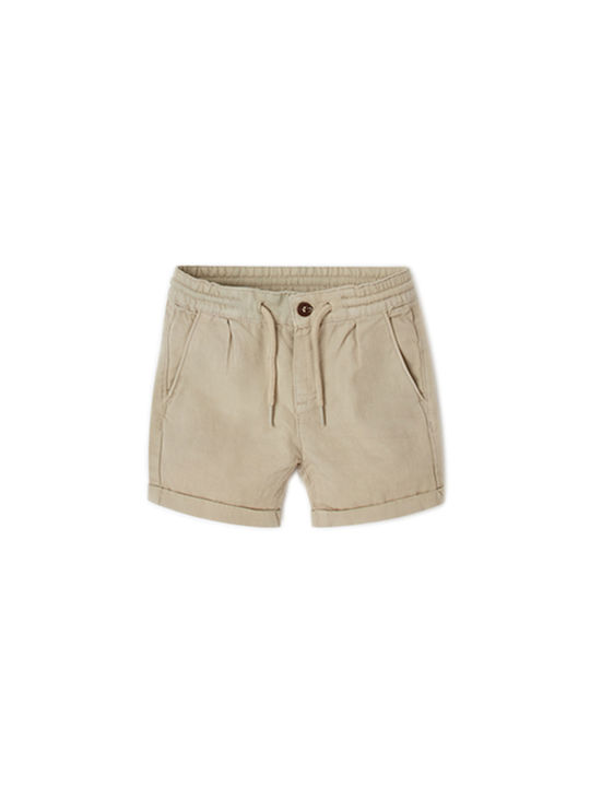 Mayoral Kids Shorts/Bermuda Fabric Beige