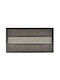 San Lorentzo Entrance Mat Carpet with Anti-slip Backing Tricolor Grey 40x60cm