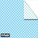 Fabi Cardboard Polka Dot Double Sided Light Blu...