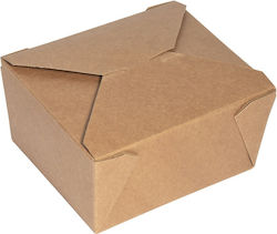 RoisBros Disposable Food Paper Box Kraft 19x14x9cm 120pcs