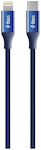 TTEC AlumiCable Geflochten USB-C zu Lightning Kabel Blau 1.5m (2DK41L)