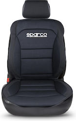 FLAT SEAT BLACK 1PC SPARCO