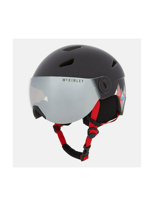 Mc Kinley Pulse S3 Детски Каска за Ски и Сноуборд в Черен Цвят