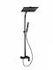 Tema Demm Shower Column with Mixer 126.5cm Black