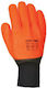 Portwest Gloves for Work Cold-Resistant Orange PVC