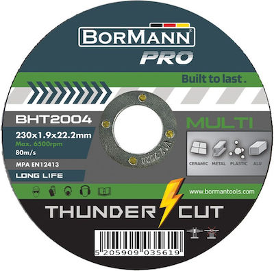 Bormann Pro BHT2004 Disc de tăiere Metal 230mm 25buc