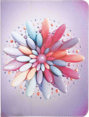 Flip Cover Δερματίνης Candy Flower (Universal 9-10")