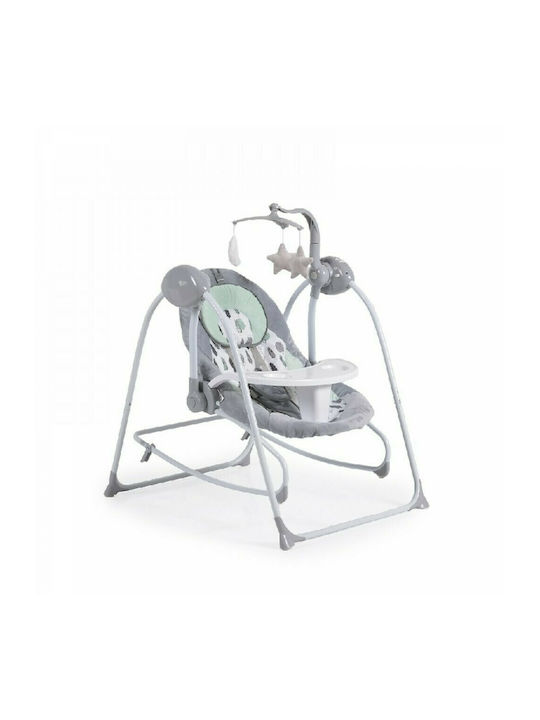 Cangaroo Electric Baby Swing Chair Rhea Mint with Music 2 in 1 for Babies up to 9kg