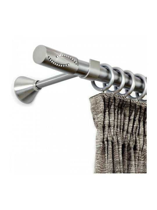 Aslanis Home Metallisch Vorhangstange Vanilia E...
