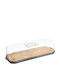 Brotkasten mit Deckel Kunststoff Transparent 39x12x9.7cm