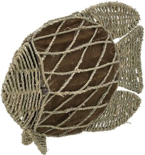 Inart Декоративно Риба от Текстил в Natural / Brown 34x10x23см 1бр