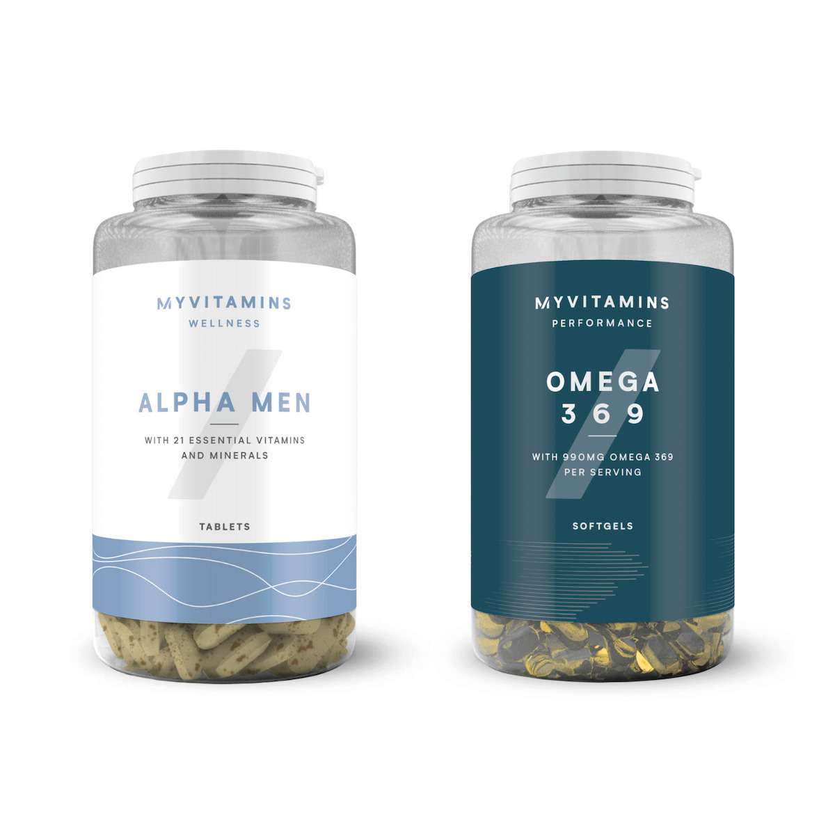 Myvitamins Active Men Bundle Alpha Men 120 ταμπλέτες & Omega 3 6 9 120