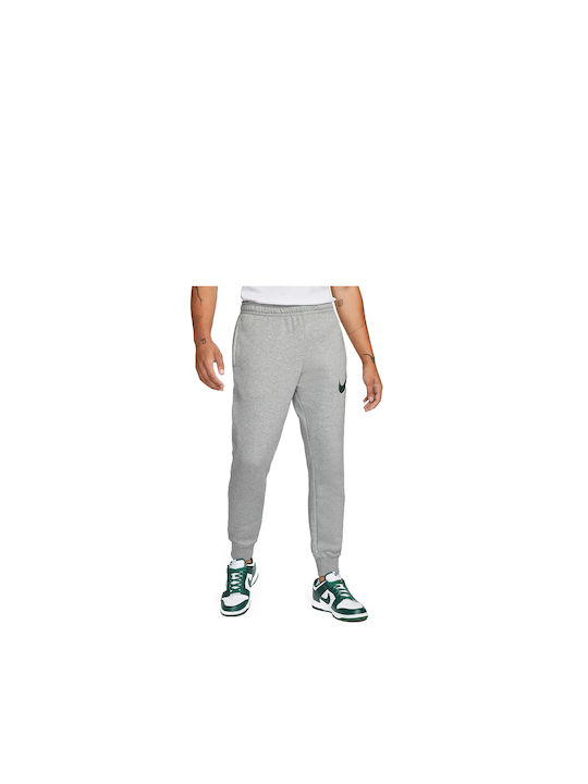 Nike Sportswear Παντελόνι Φόρμας με Λάστιχο Fleece Γκρι