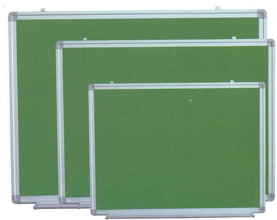 Next Pinnwand Filz Grün mit Aluminiumrahmen 45x60cm