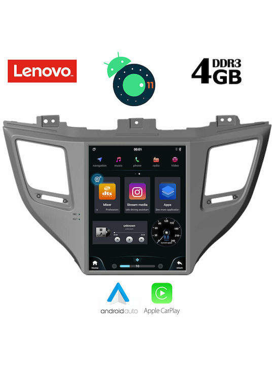 Lenovo SSX 9997_GPS Tesla Ηχοσύστημα Αυτοκινήτου για Hyundai Tucson 2015-2019 (Bluetooth/USB/WiFi/GPS) με Οθόνη Αφής 9.7"
