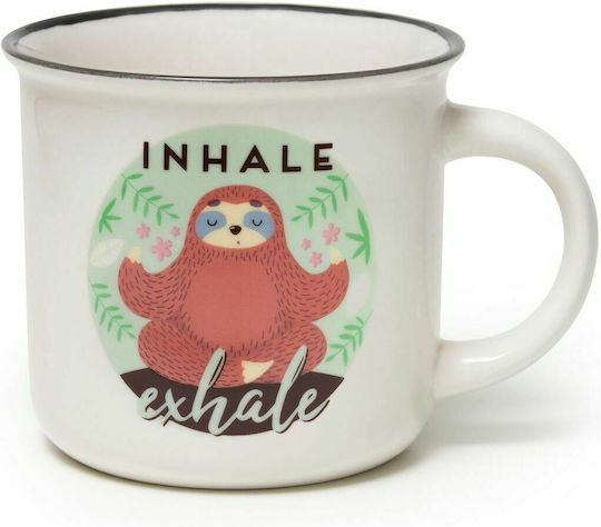 Legami Milano Sloth Mug from Porcelain Beige 350ml