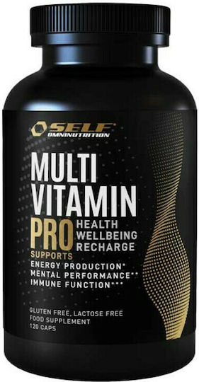 Self Omninutrition Multi Vitamin Pro Multivitamină pentru Energie & Întărirea Sistemului Imunitar 120 capace