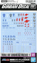Namco - Bandai Gundam Decal 121 MS Age Multiuse Φιγούρα Μοντελισμού