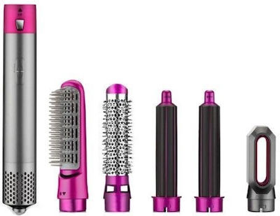 Andowl Electric Hair Brush with Air for Straightening and Curls