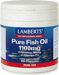 Lamberts Pure Fish Oil Fischöl 1100mg 180 Mützen