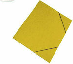 Leizer Folder Prespan with Rubber Band for Paper A4 Yellow