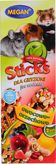 Megan Behandelt für Nagetiere Sticks for Rodents Fruit-Nut 90gr 2Stück