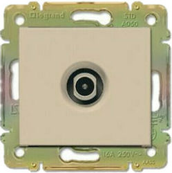 Legrand Valena TV-Buchse Antenne in Beige Farbe...